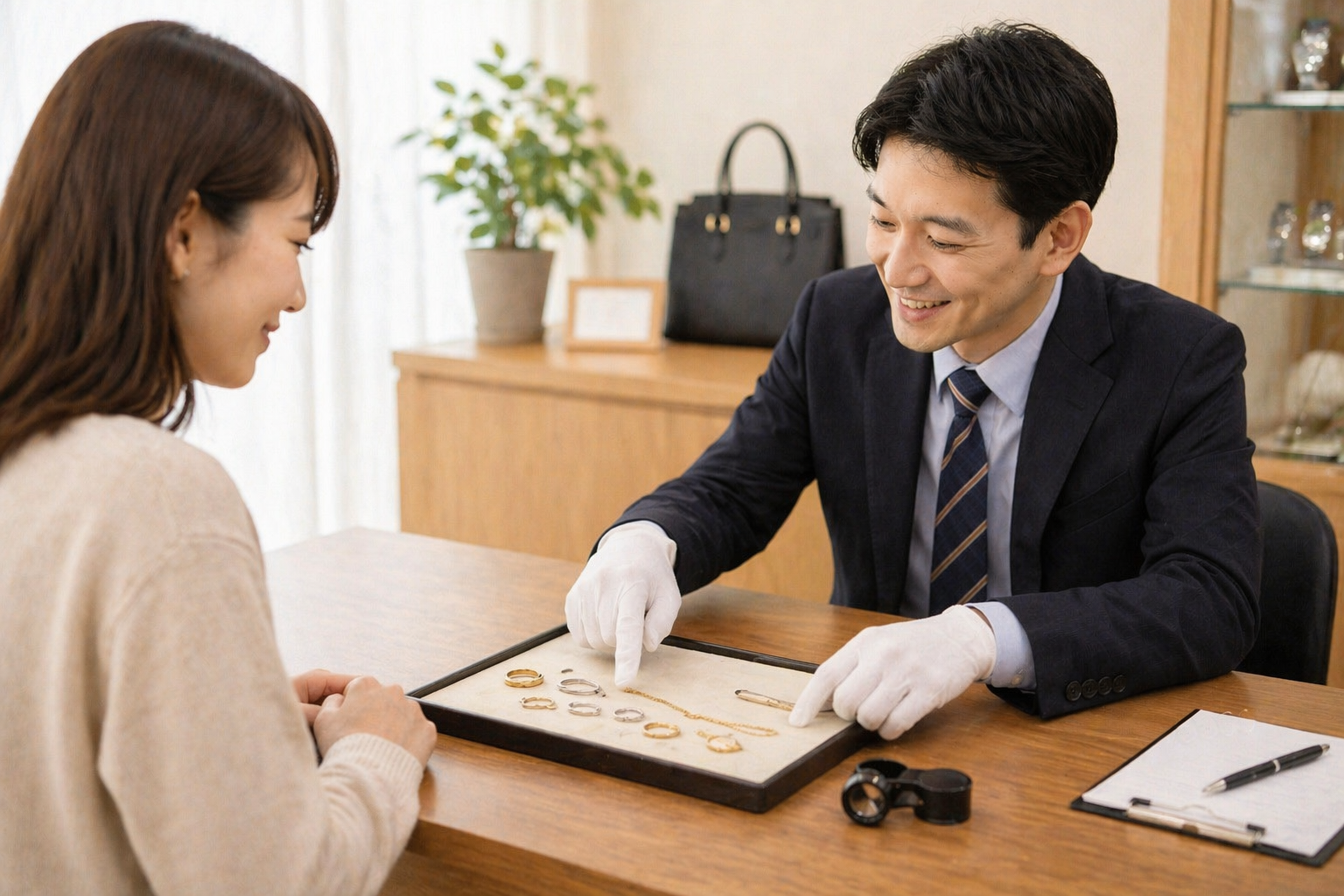 丁寧な査定で納得の価格提示