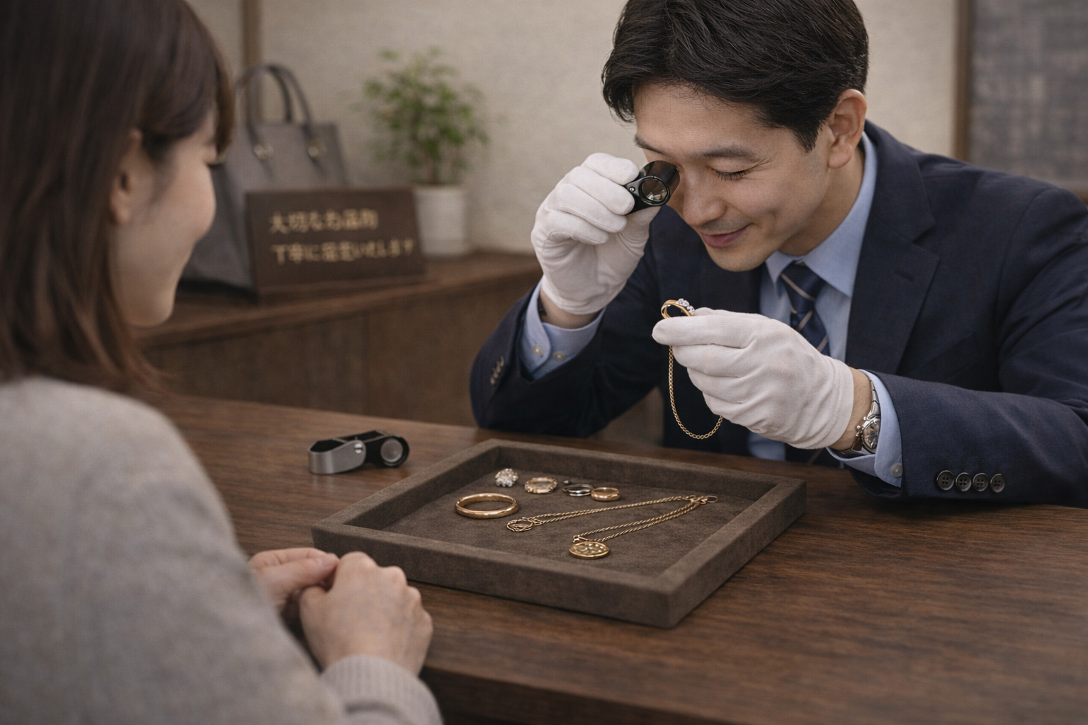 大切なお品物を、次の方へ丁寧につなぎます