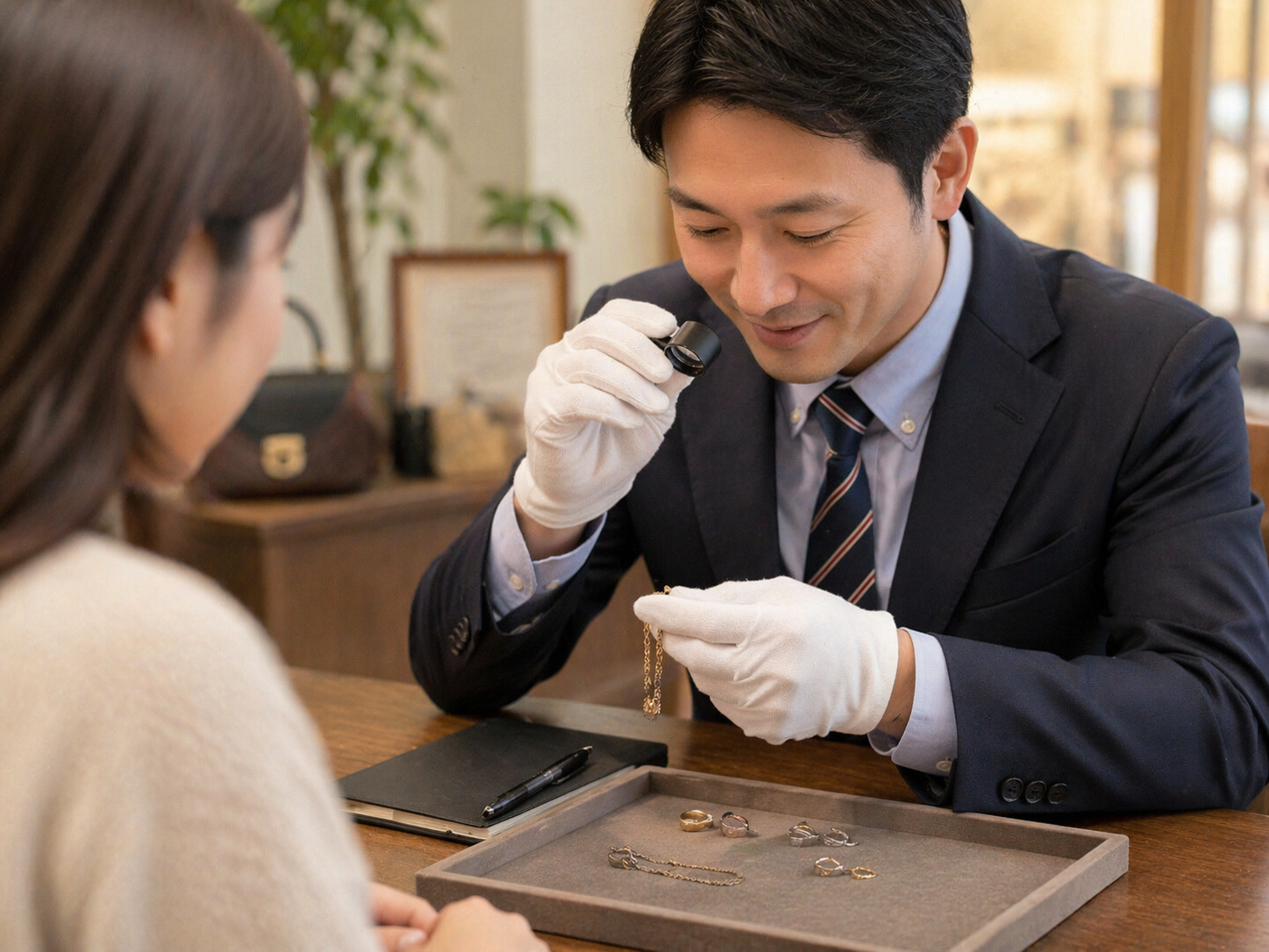 安心の買取、納得の価格。当店が誠実に査定いたします。