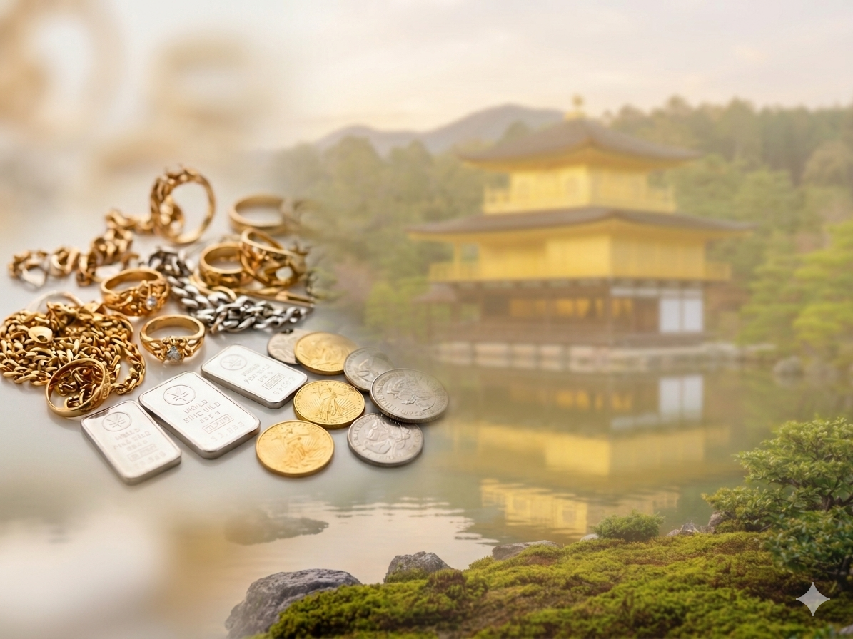 京都で金・プラチナの査定 ご相談が増えています！