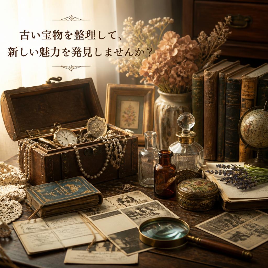 古い宝物を整理して、新しい魅力を発見しませんか？