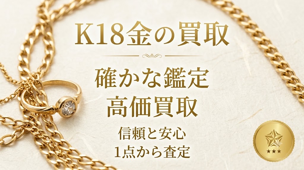 K18金の買取について